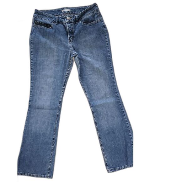 Riders by Lee Mid-Rise Bootcut Blue Jeans Sz 10M - Picture 3 of 9